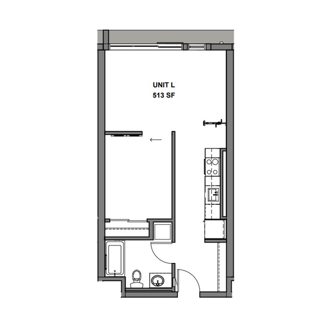Floorplan - Rose City Flats: New Apartments near the Iconic Hollywood District