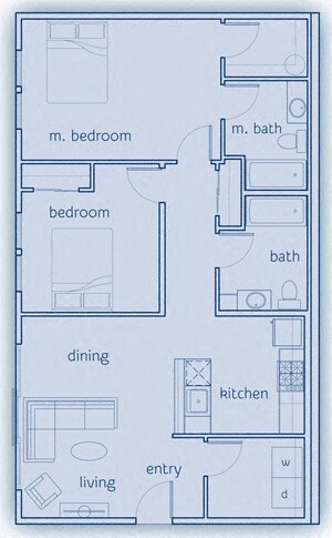 Floorplan - Compass Apartments