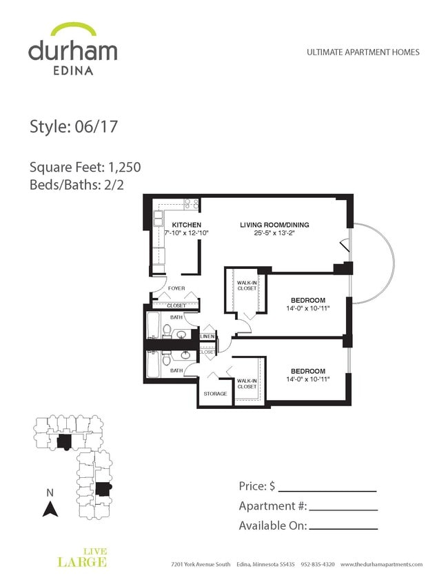 Floorplan - Durham