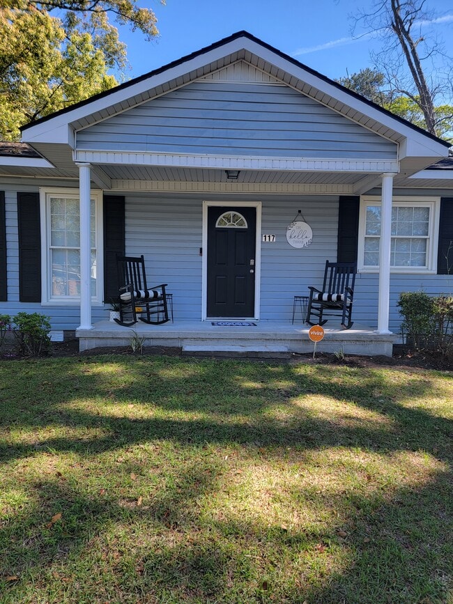 Rocking chair porch - 117 Oberlin Rd
