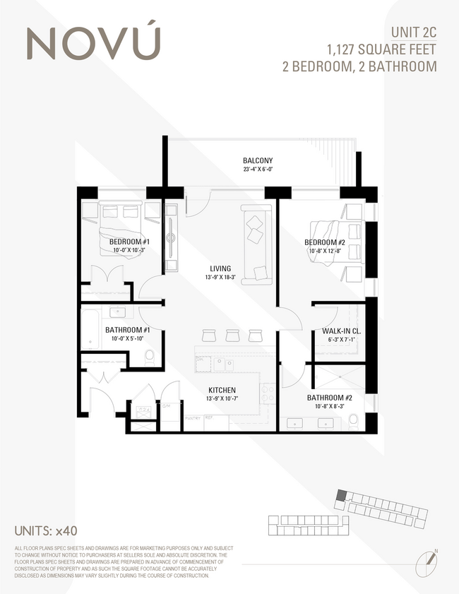 Floorplan - Novu Apartments