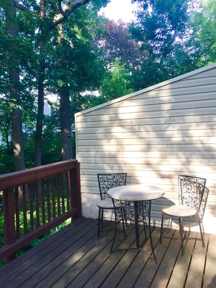 Deck and private back yard. - 1511 Trapp Court