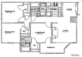 Three Bedroom - Midland Terrace