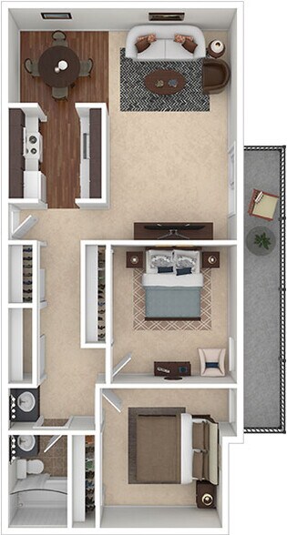 Plan G - Jadwin Stevens Apartments