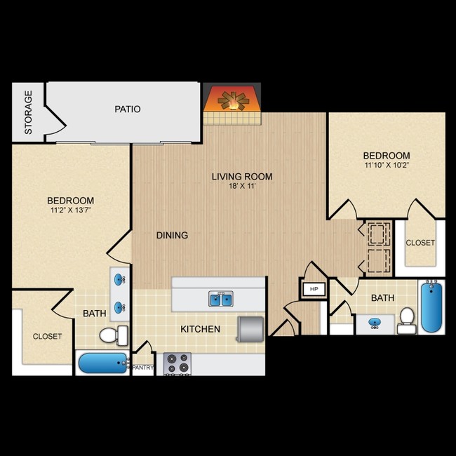 2BR/2BA - Avistar at the Oaks