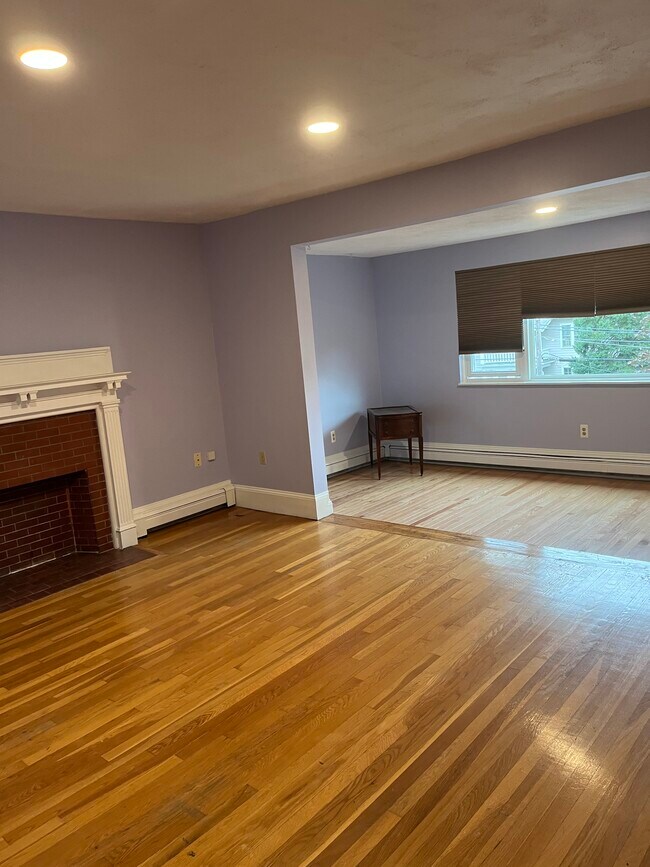 Living room, & sunroom - 199 Trapelo Rd