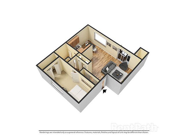 Floorplan - Hamilton Square Apartments