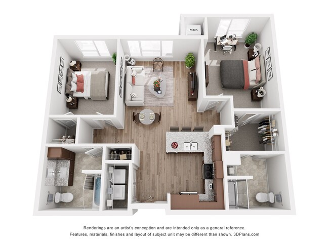 Floorplan - Sonder Point 50+ Apartments