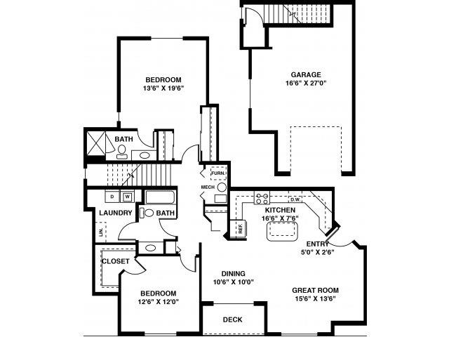 Floorplan - Raspberry Woods Townhomes