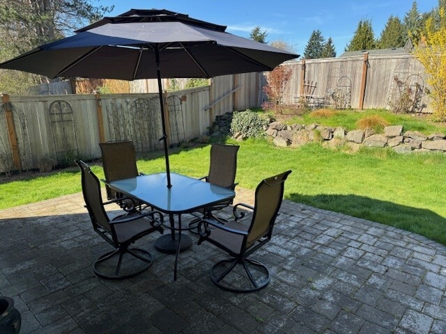 Yard from glass slider - 6125 138th St SE