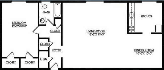 Floorplan - North Park Terrace Apartments