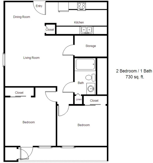 Floorplan - Seville 62+ Apartments