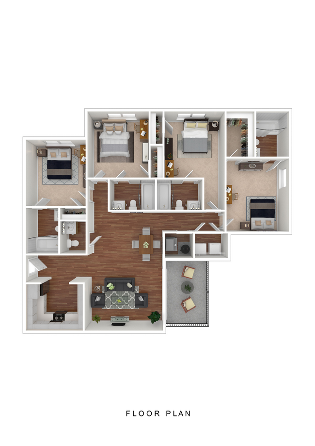 4x45 Floorplan - Arcadia Harrisonburg