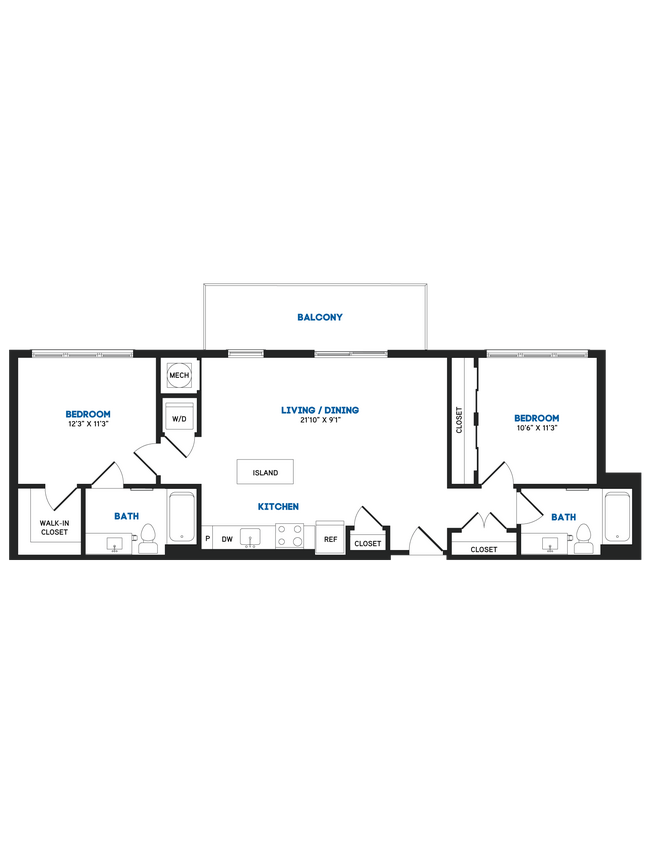 Floorplan - The Chase at Bryant Street