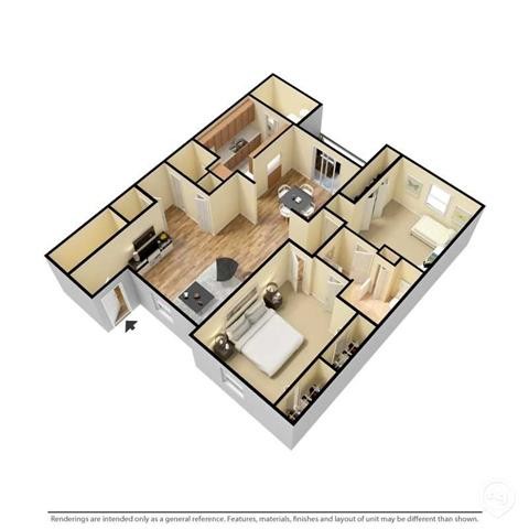 Floorplan - Hamilton Park Apartments