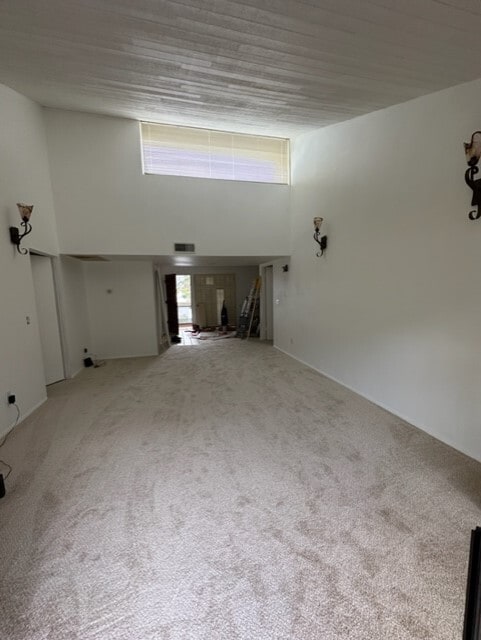 Good size living room, one day from completing upgrades! - 255 E Avenida Granada