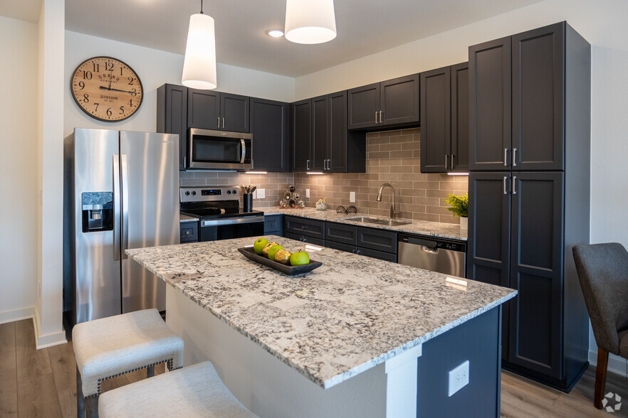 The Toledo - 738SF - Kitchen - The Lakes at Woodhaven Village Active Adult