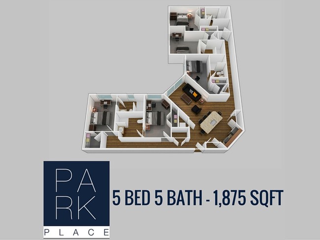 Floorplan - Park Place Columbia (Student Housing)