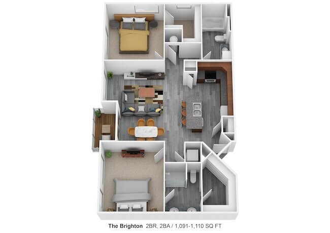 Floorplan - DeSales Flats Apartments*
