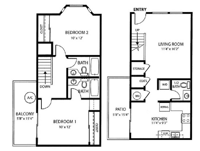 2BR/2.5BA - La Mesa Park