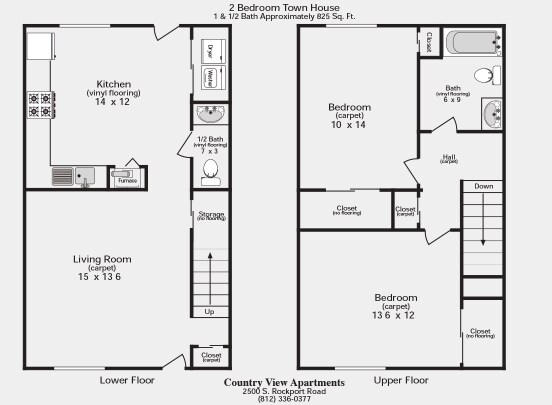 2 BR - Country View Apartments