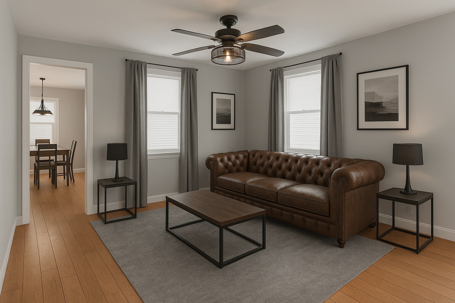 Living Room View 2 - 25 Essex St