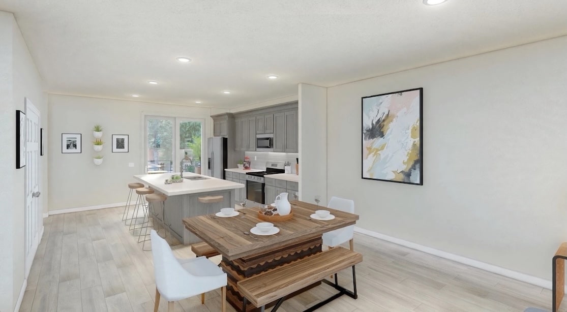 Virtual entry photo, dining and kitchen - 13735 Del Corso Way