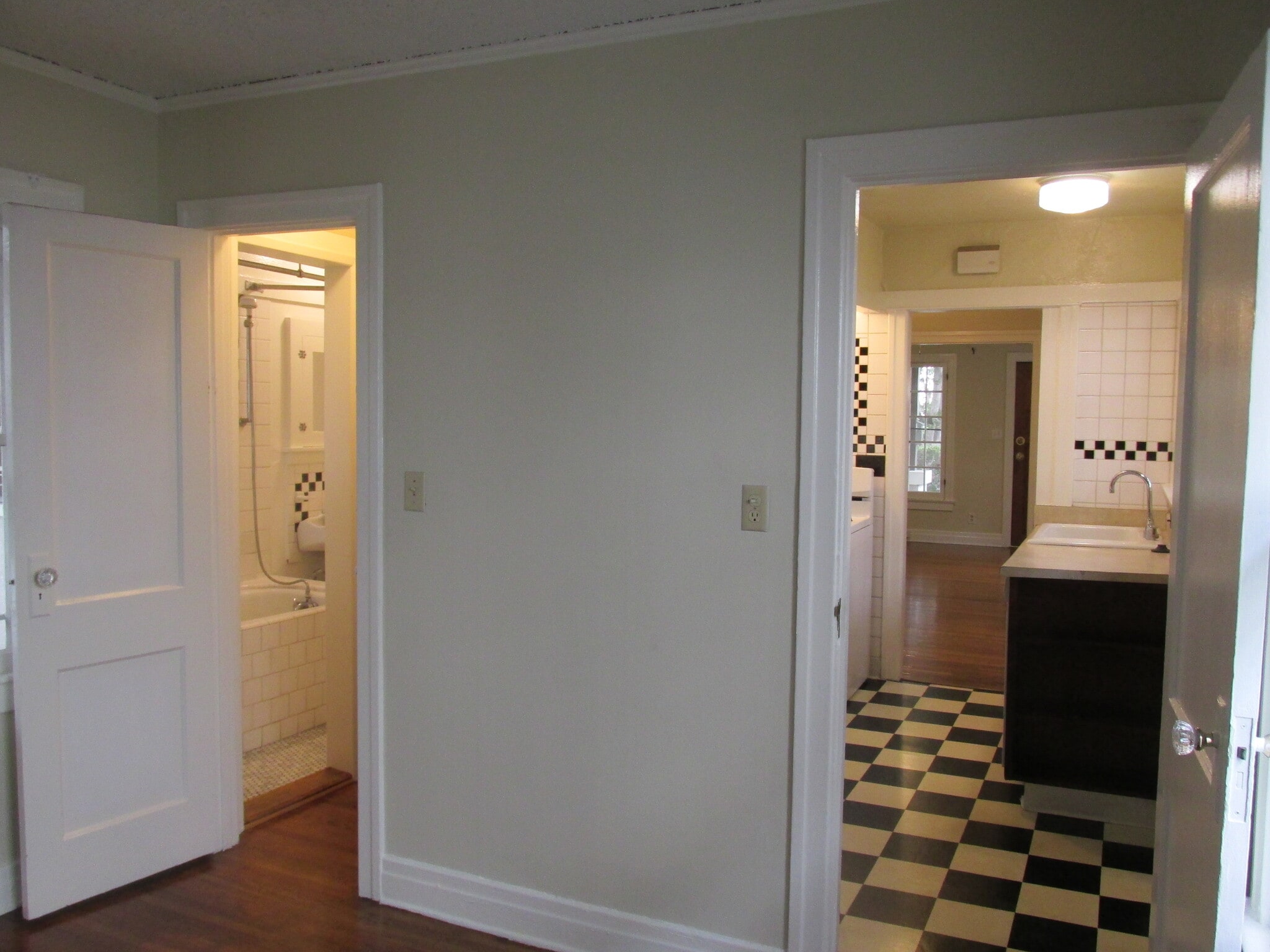 Bedroom looking into kitchen and bath - 502 N Vista St