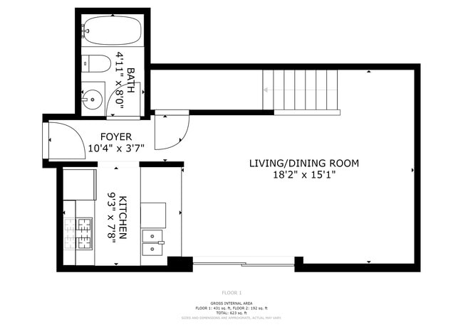 Floorplan - 223 N Alvarado St