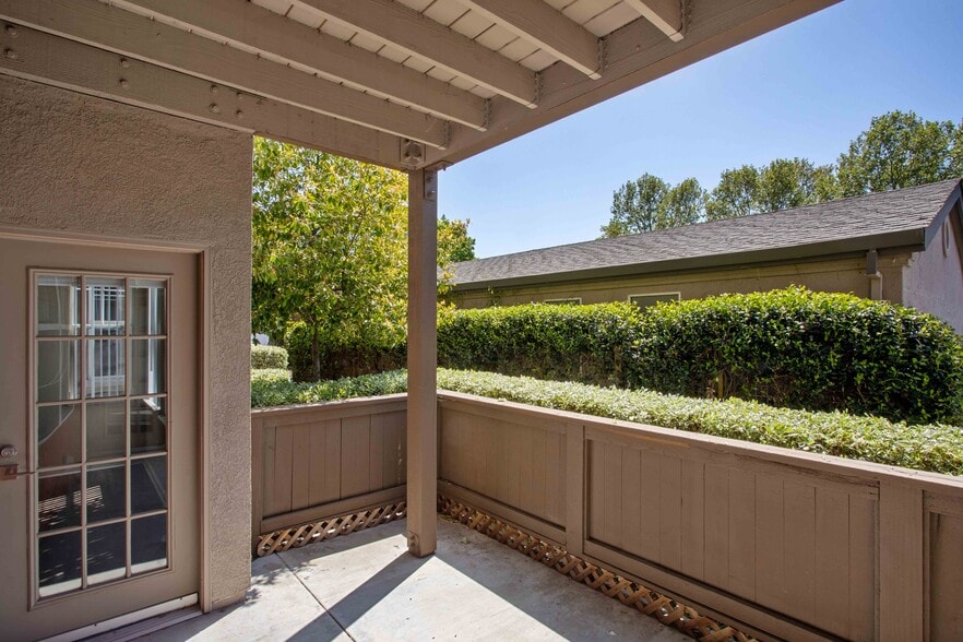 Semi-private patios - Renaissance Apartment Homes