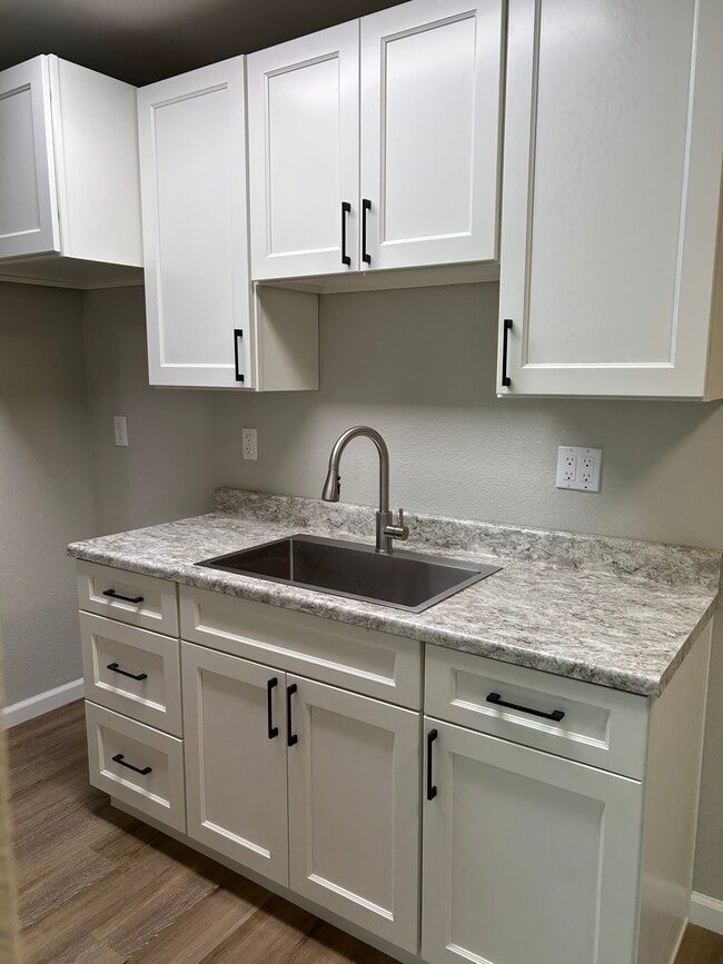 New kitchen cabinets, countertops, plumbing fixtures, soft close drawers - 2829 Apple Valley Ln