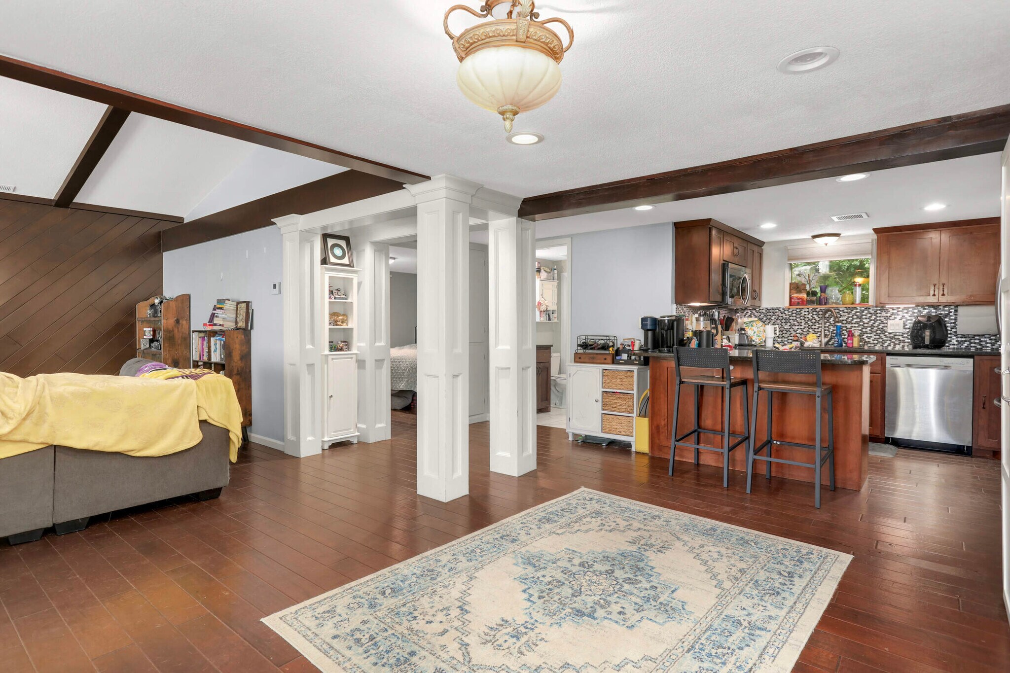 Dining room, bathroom and kitchen are open concept - 14710 13th Ave N