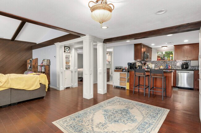 Dining room, bathroom and kitchen are open concept - 14710 13th Ave N