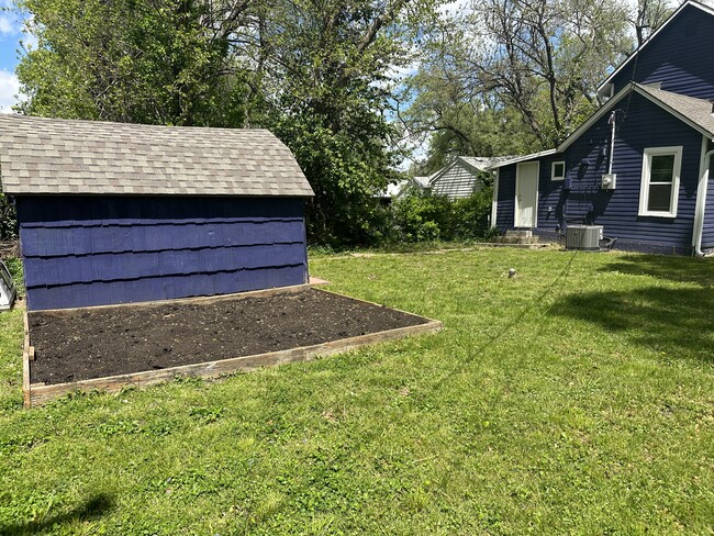 garden area next to the shed - 2041 Rhode Island St