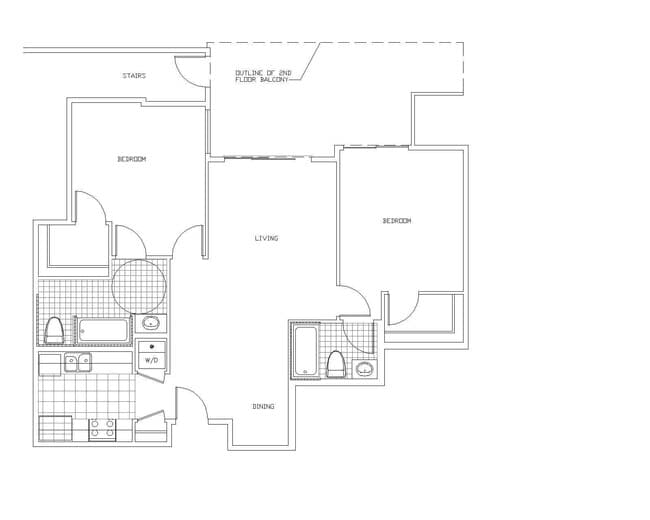 Revello 2x2 floor plan PR SM Revello LLC - PR SM Revello LLC