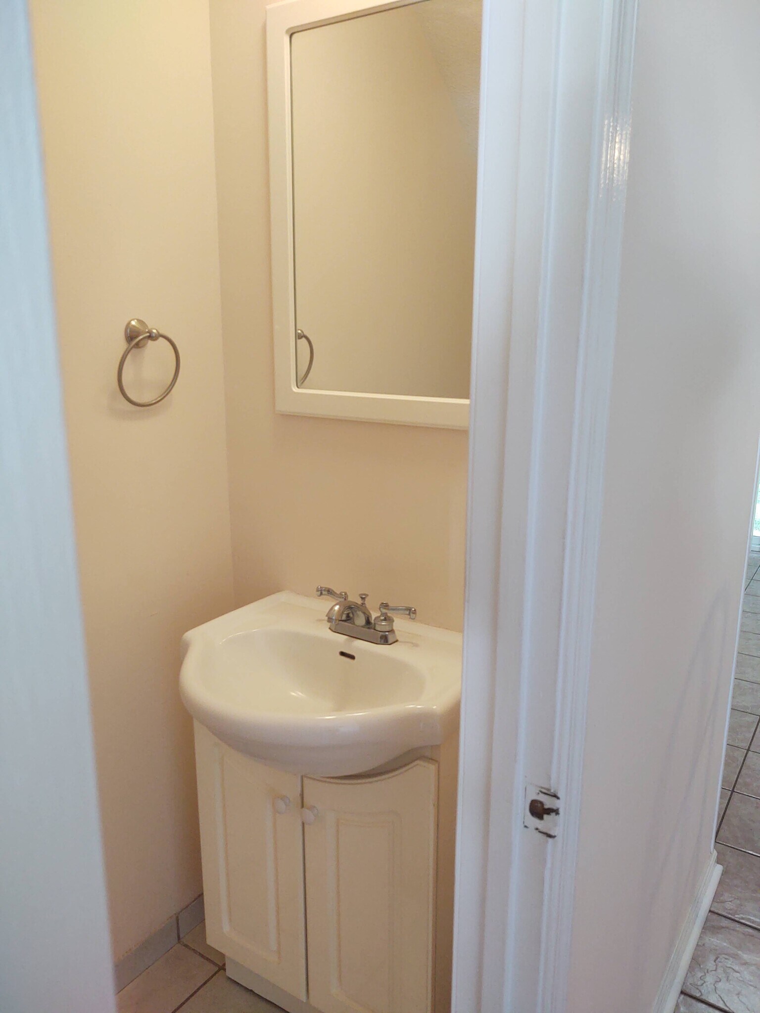 1st floor bathroom vanity designed pedestal vanity - 251 Knight Dr