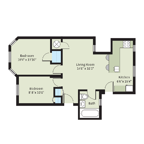 Floorplan - 5400-5406 S. Maryland Avenue