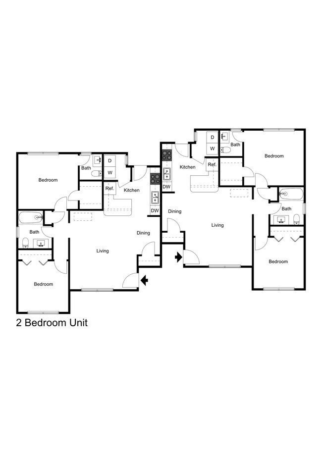 Floorplan - Sweetbriar Apartments