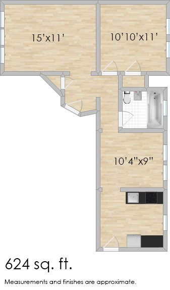 Floorplan - 532 Des Plaines Ave.