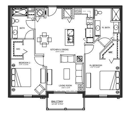 Floorplan - Azul Luxury Residences