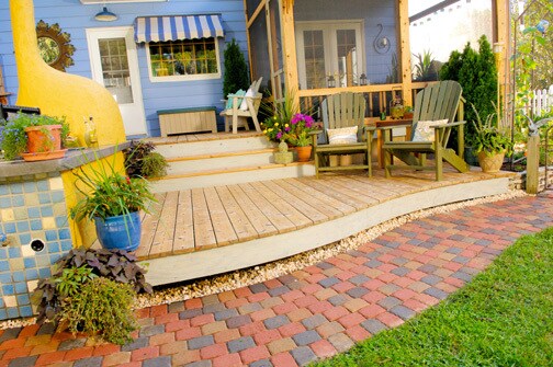 Deck area - 69 S Shannon Ave