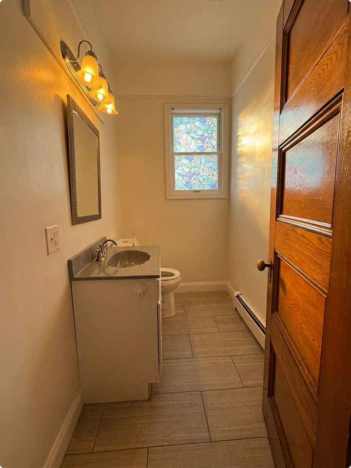 Guest Half Bathroom - 16 Boston Ave