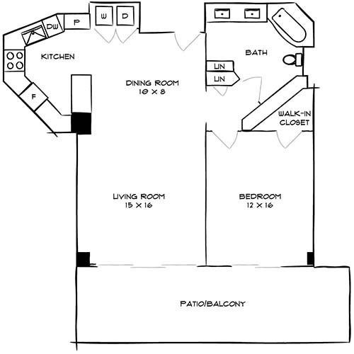 Floorplan - Flamingo South Beach