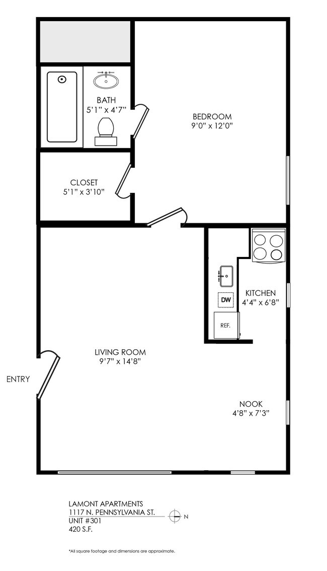 Floorplan - LaMont Apartments