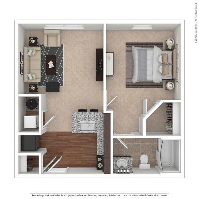 1x1 - West Pine Lofts