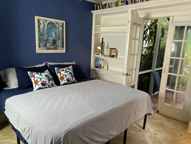 Bedroom 1 with patio - 3084 Jefferson St