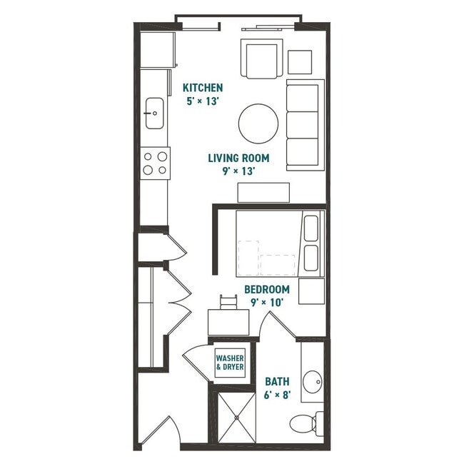Stellar Studio 503 - Northside Apartments