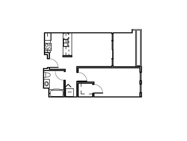Livorno 1x1 G floor plan PR SM Livorno LLC - PR SM Livorno LLC