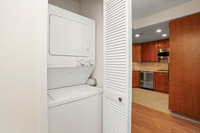 Private laundry in unit. - 50 E Hartsdale Ave