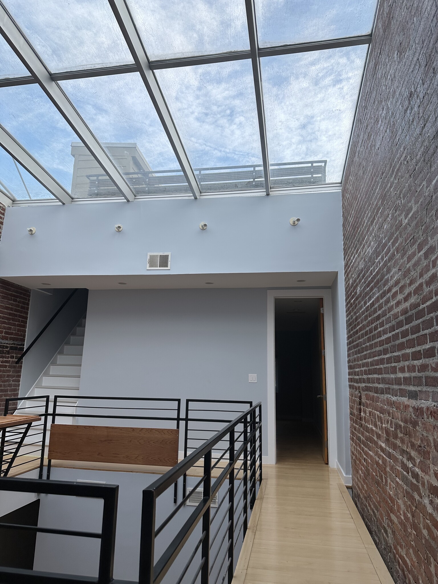 Stairs to roofdeck, door to bedroom 3 - 1207 Lamont St NW